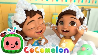 Bath Song 🛁 with Nina  CoComelon Nursery Rhymes amp Kids Songs [upl. by Nyer100]