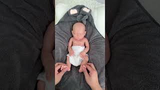 The silicone baby is so realistic baby babyshorts [upl. by Nasah]