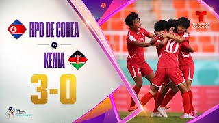 Highlights amp Goals RPD de Corea vs Kenia 30  Copa Mundial Femenina Sub17  Telemundo Deportes [upl. by Lundt]