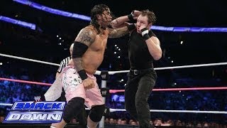 The Usos vs Dean Ambrose amp Seth Rollins  SmackDown Nov 1 2013 [upl. by Hekker]