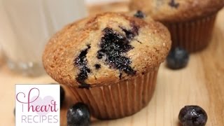 Blueberry Cheesecake Muffins  I Heart Recipes [upl. by Joacima]