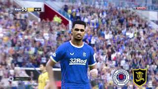 Rangers vs Livingston  Scottish Premier League 202324  Highlights PES 21 [upl. by Ashwell]