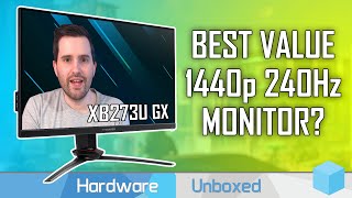 Acer Predator XB273U GX Review Best 1440p 240Hz Gaming Monitor [upl. by Ellessig]