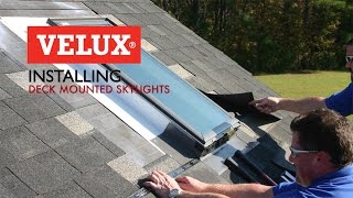 VELUX Install Video  Deck Mounted Skylights [upl. by Oruntha934]