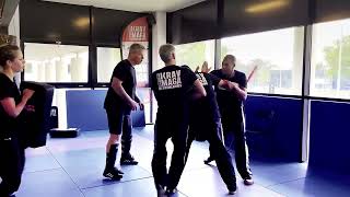 KRAV MAGA Multiple Attacker Drill [upl. by Beichner609]