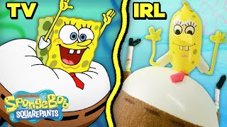 SpongeBob Flies through Bikini Bottom 🎈 IRL  quotThe Sponge Who Could Flyquot Recreation [upl. by Marzi]