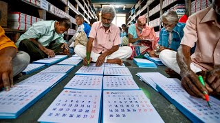 From Blank Pages to Beautiful Calendars A Factory Tour [upl. by Cirdek]