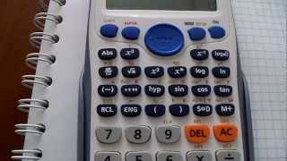 Media Varianza y Desviación Estándar de datos simples usando la calculadora CASIO fx82ESPlus [upl. by Leasia]