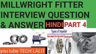 Millwright fitter interview questions in Hindi  Part 4  Millwright fitter bearing Video 2022 [upl. by Ivana997]