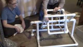 PVC Pipe Skein Winder [upl. by Leirvag]