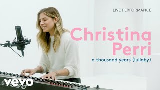 Christina Perri  quota thousand years lullabyquot Live Performance  Vevo [upl. by Aihsyn]