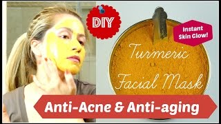 TURMERIC FACE MASK [upl. by Frans]