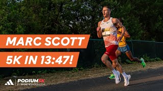 Marc Scott Wins Podium 5K  1347 [upl. by Nahraf917]