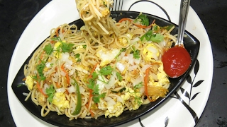 Restarent styel Egg Noodles  easy to make noodles  chines dish noodlesindian recipes by renuka [upl. by Wenn]