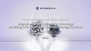 Magnesium based solid state technology——providing safe and efficient hydrogen storage solutions [upl. by Aicetal]