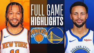 KNICKS at WARRIORS  FULL GAME HIGHLIGHTS  March 18 2024 [upl. by Dickie]