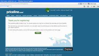 Priceline Part 1  Registering with Priceline [upl. by Houser95]