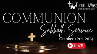 Toronto West SDA Live Stream  October 12 2024 [upl. by Rothstein996]