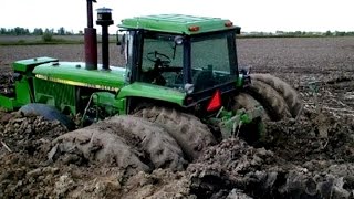 Tractors Stuck in Mud  Tractor Engine Sound Compilation [upl. by Herve]