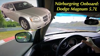 Nürburgring Onboard Dodge Magnum 26082018 [upl. by Asirehc]