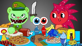 FLIPPY Vs FLAKY MUKBANG ANIMATION COMPLETE EDITION  HAPPY TREE FRIENDS [upl. by Deron574]