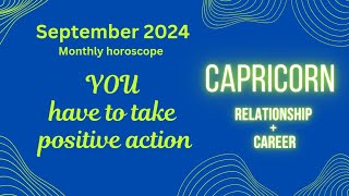 Capricorn September relationship career advice Hindi Urdu monthly horoscope [upl. by Claudie]