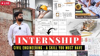 Internship for Civil Engineers  That skill you must have  For Diploma Btech Engineers [upl. by Aitnuahs]