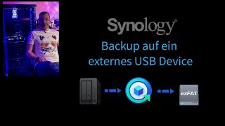 Synology Backup auf ein externes USB Laufwerk [upl. by Grinnell]