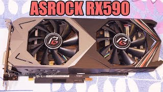 Asrock Phantom Gaming X RX590 8G OC Unboxing amp Overview [upl. by Leisha]