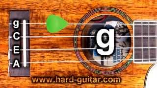 Best Online Ukulele Tuner  Standard Tuning g C E A Island Tuning [upl. by Arnoldo]