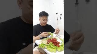 ISAW MUKBANG 😋 youtubeshorts [upl. by Leitao]