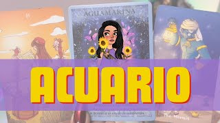 ACUARIO ♒️ TU VIDA CAMBIA DE LA NOCHE A LA MAÑANA🍀DEJAS ATRÁS UNA CARGA PESADA Y ALGO MÁS [upl. by Wallache530]