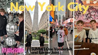 New York City  Hilton Midtown  SUMMIT One Vanderbilt  Burger Joint [upl. by Ivers]