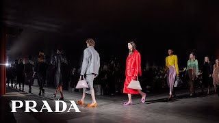 Miuccia Prada and Raf Simons present Prada FW23 Womenswear Collection [upl. by Ramo]