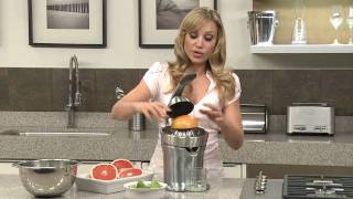 Breville  Tips and Tricks DieCast Citrus Press 800CPXL [upl. by Mannos]