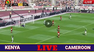 🔴MATCHKENYA 0 VS 1 CAMEROON  LIVE STREAMING AFRICA CUP OF NATIONS  QUALIFIERS 2025 [upl. by Bushore]