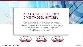 La fattura elettronica con i gestionali Sistemi [upl. by Hayila85]