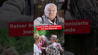 Rainer Brand  Synchronsprecher von JeanPaul Belmondo  ein irrer Typ [upl. by Ahsilrae]