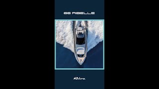 Luxury Yacht  Riva 66 Ribelle hightech beauty  Ferretti Group [upl. by Grayce38]