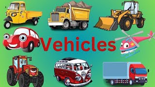 Transport Name Names of Transport vehicles Names for kids children Trensport kids Bhuvesh Tv [upl. by Ynnaffit436]