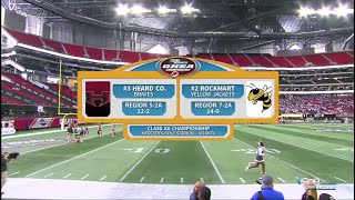 GHSA 2A Final Heard County vs Rockmart  Dec 12 2018 [upl. by Eisen]