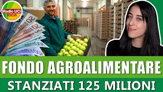 Fondo Agroalimentare 💶Stanziati 125 milioni di euro💶 [upl. by Kus]