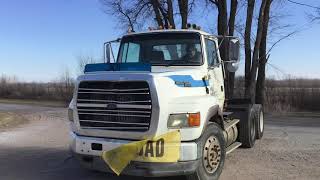 BigIron Auctions 1995 Ford Aeromax L9000 TA Truck Tractor 2321 [upl. by Erdnassac680]