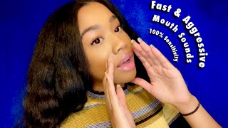 ASMR Fast amp Aggressive Plucking Your Negative Energy ⚡️🤏🏽 Fast ASMR [upl. by Ydassac]