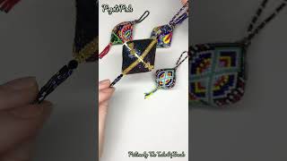 Peyote Pod Patterns 💠 Beaded Christmas Ornaments Peyote Stitch beading [upl. by Nylicaj622]