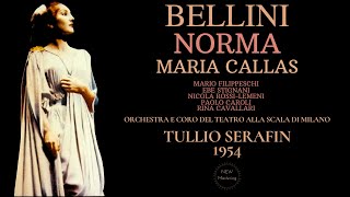 Bellini  Norma Casta Diva  Presentat°  New Mastering Maria Callas Ct record TSerafin 1954 [upl. by Hedberg535]