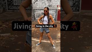 Jiving in the city 💃💃💃 dance danceshorts dancers latindance ballroom jive [upl. by Catton]