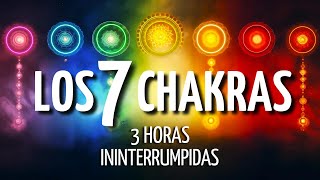 🎧3 Horas ININTERRUMPIDAS para DESBLOQUEAR y EQUILIBRAR los 7 CHAKRAS  SANACIÓN COMPLETA💫 [upl. by Amabil]