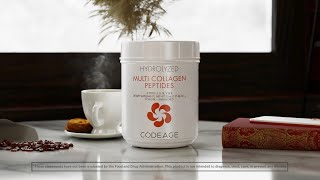 Multi Collagen Powder 5 Types Collagen Peptides Supplement  Codeage [upl. by Revell920]