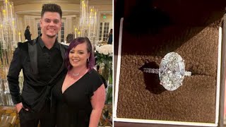 THATS A ROCK Teen Mom fans shocked after Catelynn Lowell shows off massive wedding ring upgrade [upl. by Retha764]